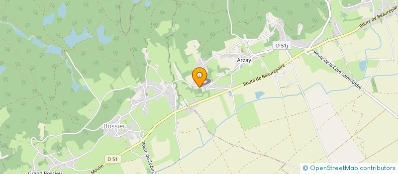 localisation de l'entreprise MONSIEUR LUGAN FLACHER  PORTE-DES-BONNEVAUX