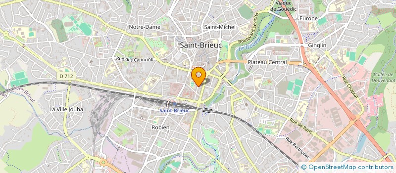 localisation de l'entreprise MONSIEUR LUGHAN AUBERT à SAINT-BRIEUC