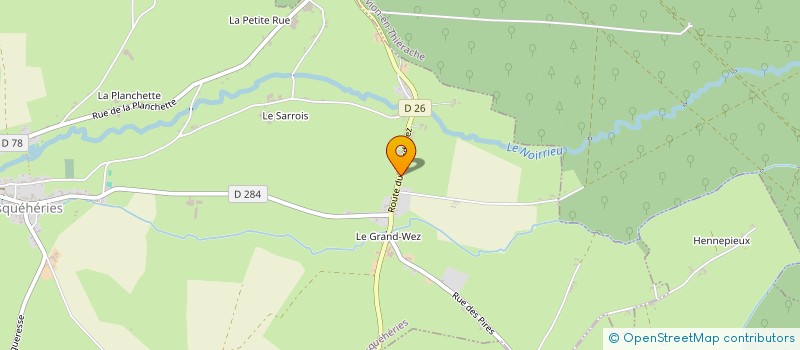 localisation de l'entreprise MONSIEUR LUIDGI DERESMES  ESQUEHERIES