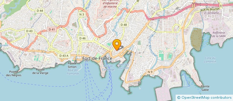localisation de l'entreprise MONSIEUR LUIDGI NARAINEN  FORT-DE-FRANCE