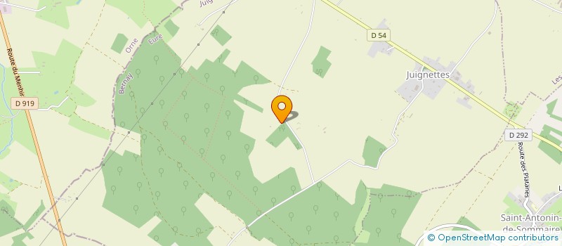 localisation de l'entreprise MONSIEUR LUIDJI MORDON  JUIGNETTES