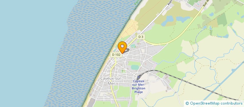 localisation de l'entreprise MONSIEUR LUIGGI FANELLI à CAYEUX-SUR-MER