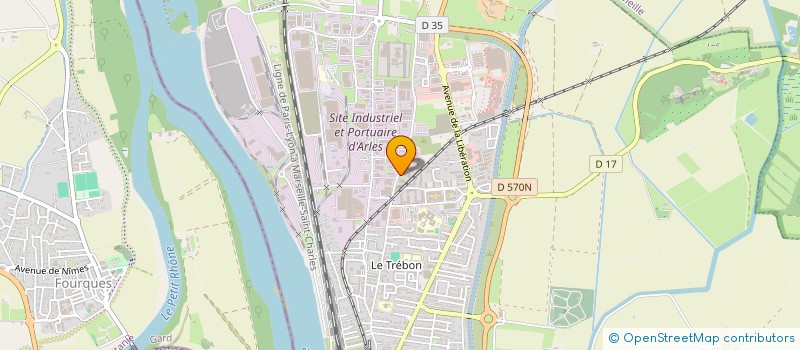 localisation de l'entreprise MONSIEUR LUIGI BERNARDONE  ARLES