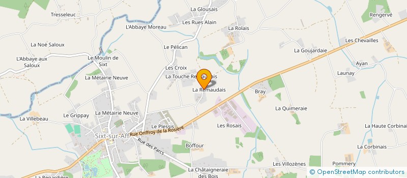 localisation de l'entreprise MONSIEUR LUIGI BOURDIN à SIXT-SUR-AFF
