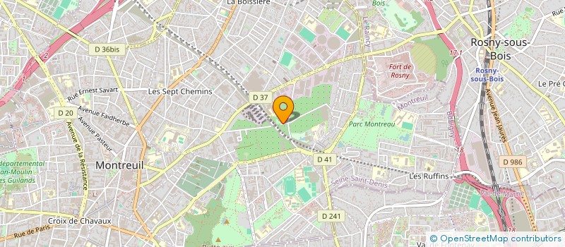 localisation de l'entreprise MONSIEUR LUIGI BRION à MONTREUIL