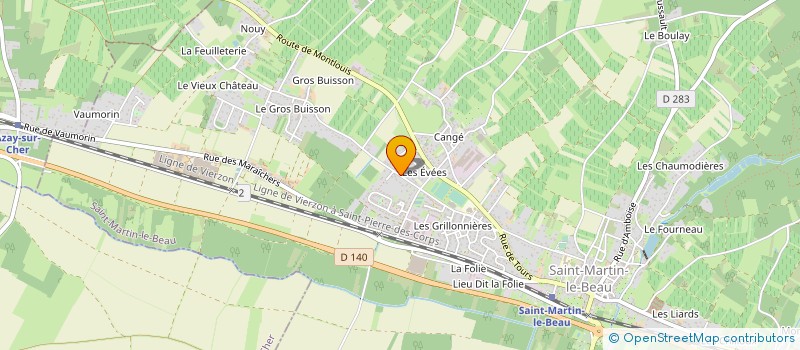 localisation de l'entreprise MONSIEUR LUIGI CAPELLO  SAINT-MARTIN-LE-BEAU