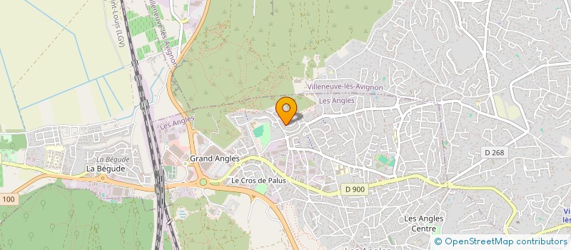 localisation de l'entreprise MONSIEUR LUIGI CATANIA  LES ANGLES