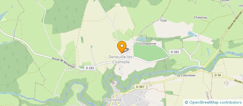 localisation de l'entreprise MONSIEUR LUIGI CHARPENTIER  ETROUSSAT