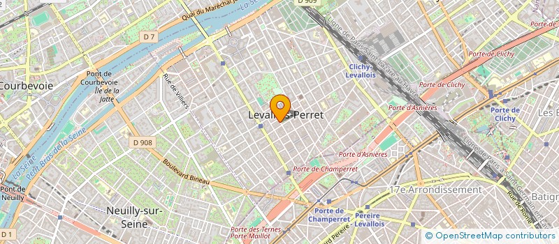 localisation de l'entreprise MONSIEUR LUIGI COLANGE à LEVALLOIS-PERRET