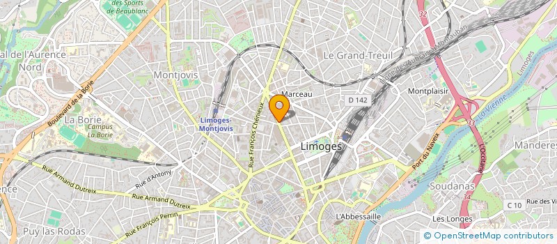 localisation de l'entreprise MONSIEUR LUIGI CONIO à LIMOGES