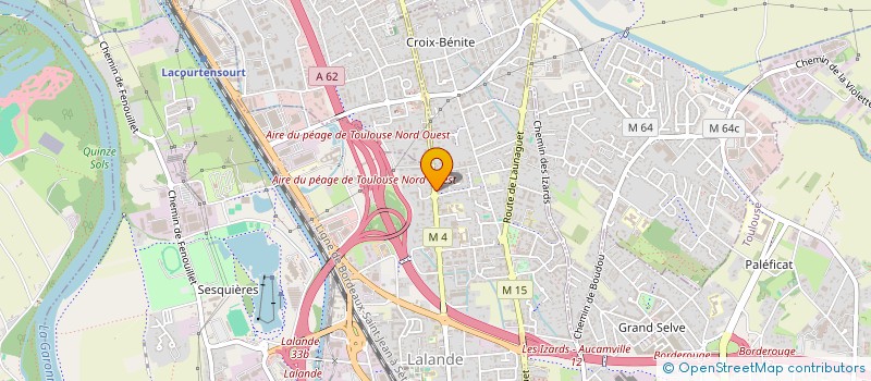 localisation de l'entreprise MONSIEUR LUIGI CORTEZ  TOULOUSE