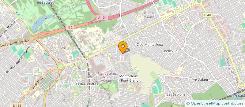 localisation de l'entreprise MONSIEUR LUIGI DONATELLA à VILLEPINTE
