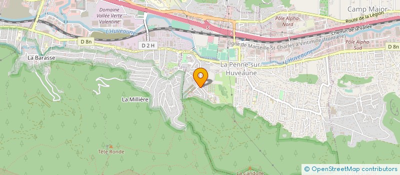 localisation de l'entreprise MONSIEUR LUIGI ESPOSITO  LA PENNE SUR HUVEAUNE