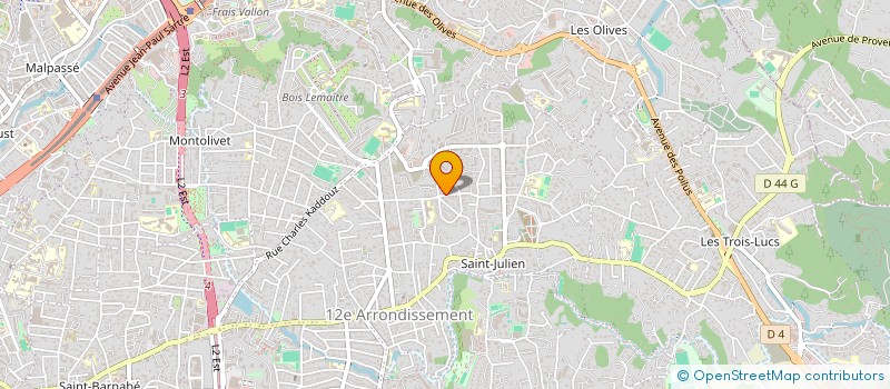 localisation de l'entreprise MONSIEUR LUIGI FALLETTA à MARSEILLE