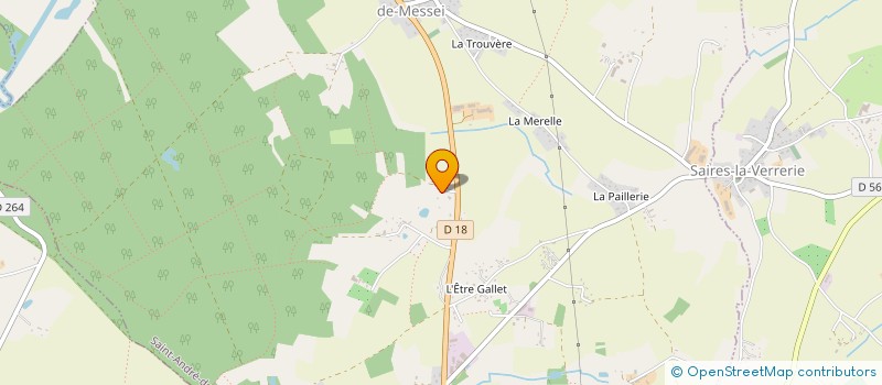 localisation de l'entreprise MONSIEUR LUIGI FERNANDEZ à SAINT ANDRE DE MESSEI