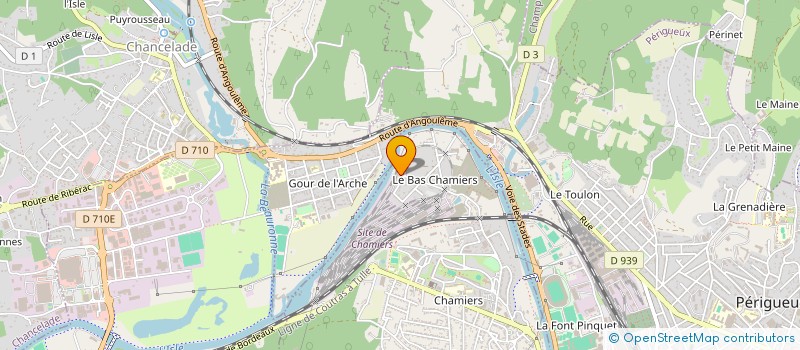 localisation de l'entreprise MONSIEUR LUIGI FLORES  COULOUNIEIX-CHAMIERS