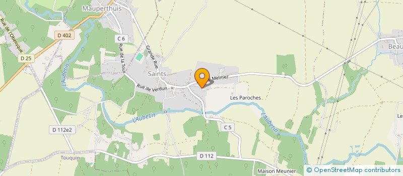 localisation de l'entreprise MONSIEUR LUIGI FRANCESCON  BEAUTHEIL-SAINTS