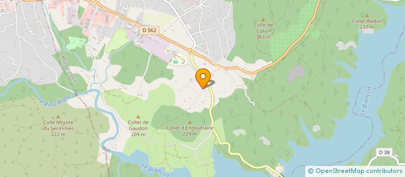 localisation de l'entreprise MONSIEUR LUIGI FRANZOSO  MONTAUROUX