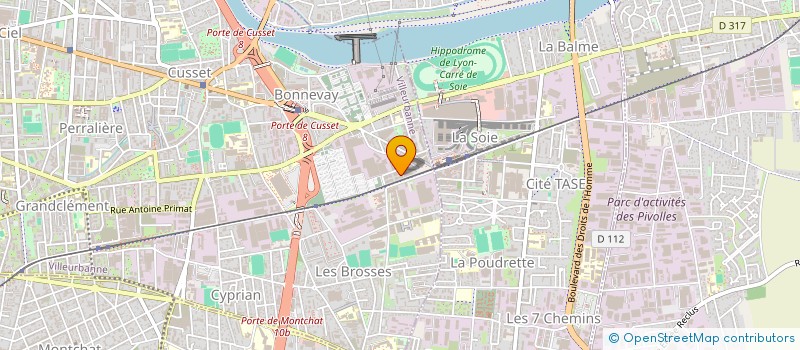 localisation de l'entreprise MONSIEUR LUIGI GAGGIANO  VILLEURBANNE