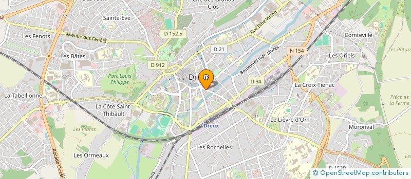 localisation de l'entreprise MONSIEUR LUIGI GROSSI à DREUX