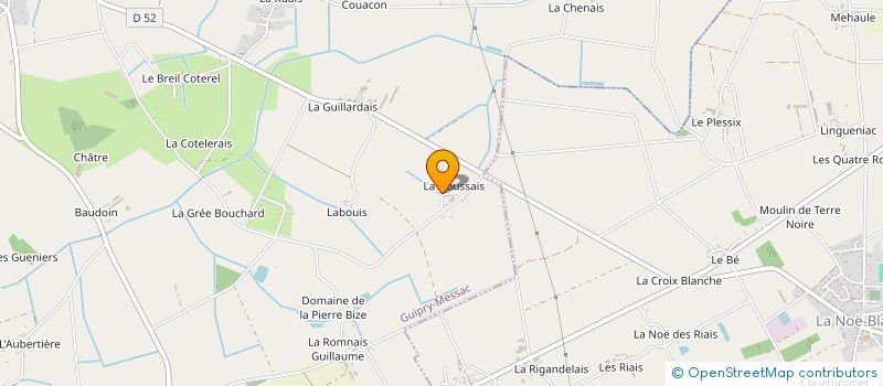 localisation de l'entreprise MONSIEUR LUIGI GRUBERT  GUIPRY-MESSAC