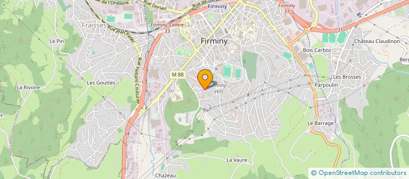 localisation de l'entreprise MONSIEUR LUIGI GUADAGNINO à FIRMINY