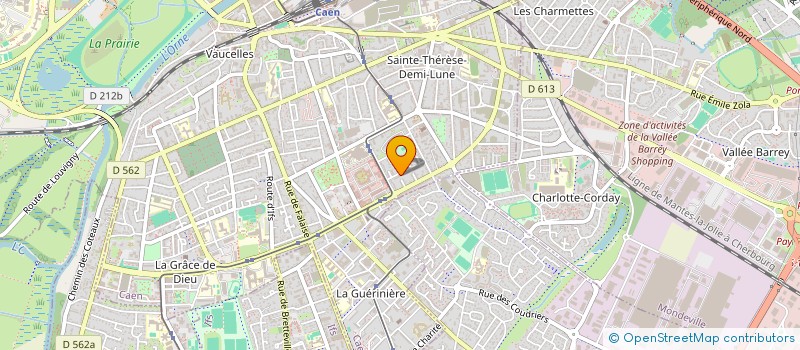 localisation de l'entreprise MONSIEUR LUIGI HAMON à CAEN