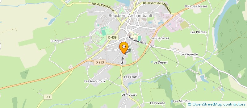 localisation de l'entreprise MONSIEUR LUIGI HORTA  SILVARES VALENTE DA SILVA  BOURBON-L'ARCHAMBAULT