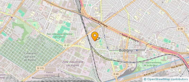 localisation de l'entreprise MONSIEUR LUIGI IBERTI  BOBIGNY