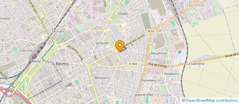 localisation de l'entreprise MONSIEUR LUIGI LECCA à REIMS