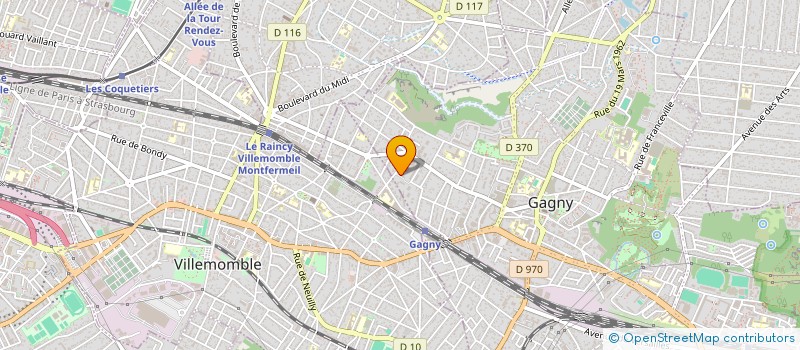 localisation de l'entreprise MONSIEUR LUIGI MANSUELA  GAGNY