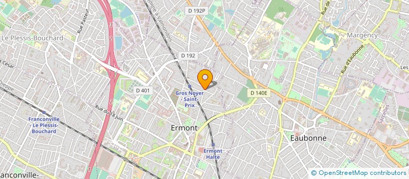 localisation de l'entreprise MONSIEUR LUIGI MARDELLI à ERMONT