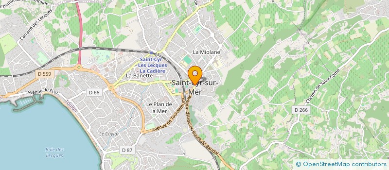 localisation de l'entreprise MONSIEUR LUIGI MONTAY à SAINT-CYR-SUR-MER
