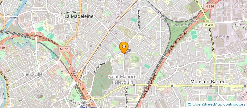 localisation de l'entreprise MONSIEUR LUIGI NADJO à LILLE