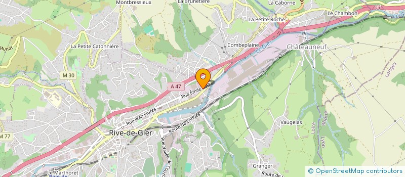 localisation de l'entreprise MONSIEUR LUIGI PANSAN à RIVE-DE-GIER