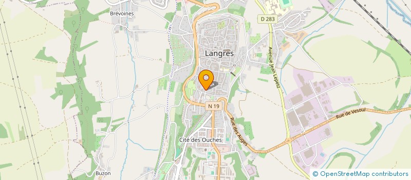localisation de l'entreprise MONSIEUR LUIGI PAPARELLA à LANGRES