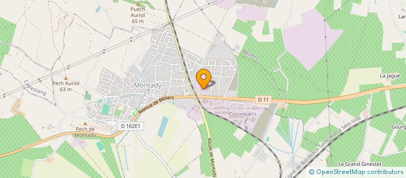 localisation de l'entreprise MONSIEUR LUIGI PISANO  MONTADY