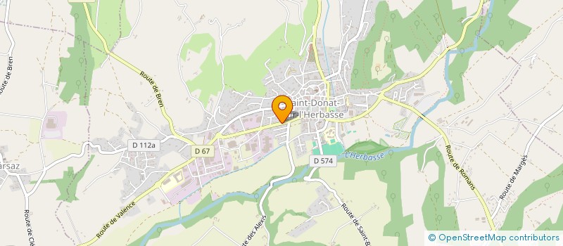 localisation de l'entreprise MONSIEUR LUIGI PURICELLI  SAINT-DONAT-SUR-L'HERBASSE