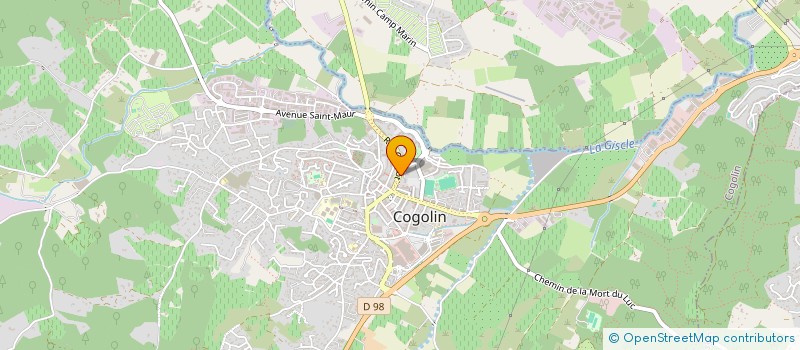 localisation de l'entreprise MONSIEUR LUIGI RACCARDI à COGOLIN