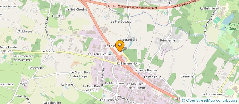 localisation de l'entreprise MONSIEUR LUIGI ROUZEE à COUERON