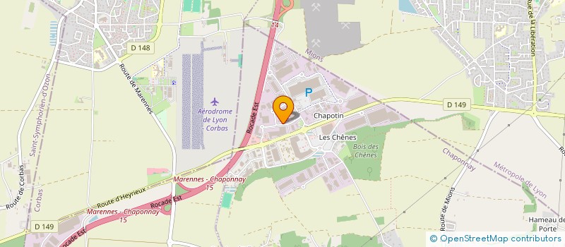 localisation de l'entreprise MONSIEUR LUIGI SANNINO  CHAPONNAY