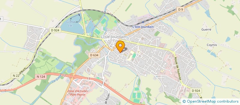 localisation de l'entreprise MONSIEUR LUIGI SANTI à L'ISLE-JOURDAIN