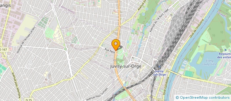 localisation de l'entreprise MONSIEUR LUIGI SANTONICOLA à JUVISY-SUR-ORGE