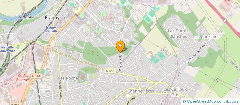 localisation de l'entreprise MONSIEUR LUIGI SEGARD  ERAGNY