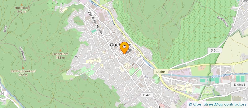 localisation de l'entreprise MONSIEUR LUIGI SIDERI à GUEBWILLER