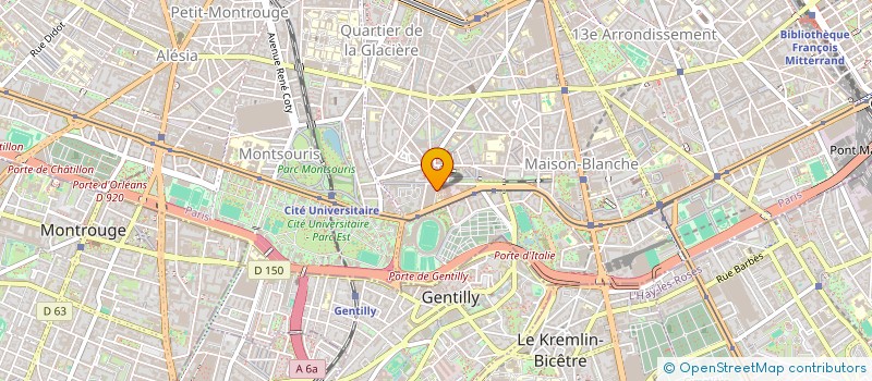 localisation de l'entreprise MONSIEUR LUIGI SINOPOLI  PARIS