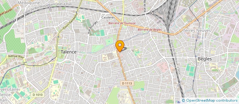 localisation de l'entreprise MONSIEUR LUIGI TAVERNIER  BEGLES