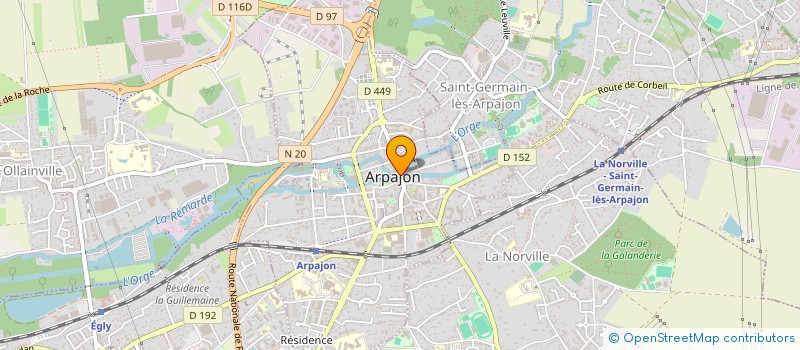 localisation de l'entreprise MONSIEUR LUIGI THEER  ARPAJON