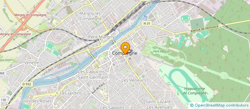 localisation de l'entreprise MONSIEUR LUIGI VAIS  COMPIEGNE