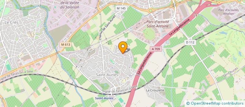 localisation de l'entreprise MONSIEUR LUIGI VALLOIR  SAINT-AUNES